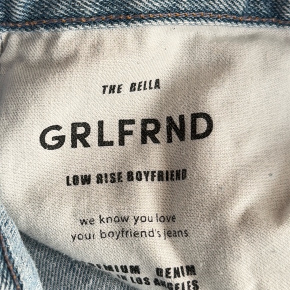 GRLFRND Bella Low Rise Boyfriend Jeans Size 32 - Picture 7 of 11